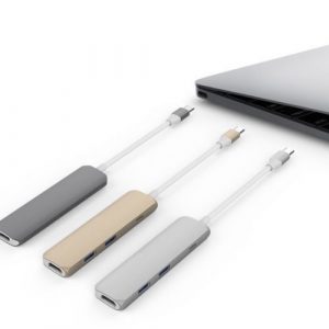 HYPERDRIVE USB TYPE-C HUB WITH 4K HDMI SUPPORT (FOR 2016 MACBOOK PRO & 12″ MACBOOK)’