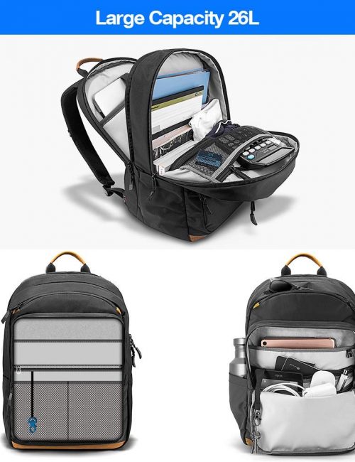 BALO TOMTOC (USA) TRAVEL BACKPACK FOR ULTRABOOK 15’/22L BLACK