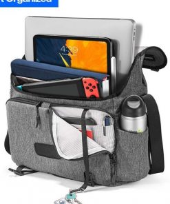 TÚI ĐEO VAI TOMTOC (USA) CASUAL MESSENGER MULTI-FUNCTION FOR ULTRABOOK 13″-13.5″ GRAY