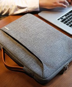 TÚI XÁCH CHỐNG SỐC TOMTOC (USA) SPILL-RESISTANT MACBOOK PRO 13” NEW GRAY
