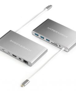 HYPERDRIVE ULTIMATE USB-C HUB FOR MACBOOK, PC, USB-C DEVICES
