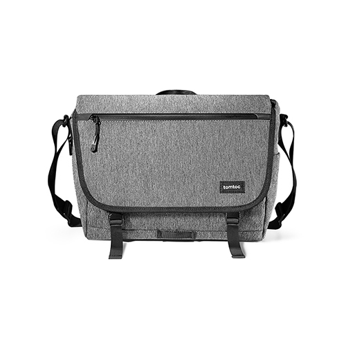 TÚI ĐEO VAI TOMTOC (USA) CASUAL MESSENGER MULTI-FUNCTION FOR ULTRABOOK 13″-13.5″ GRAY