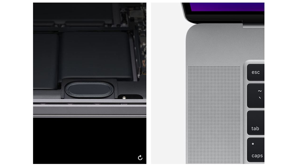 MacF5 MacBook Pro 16-inch Touch Bar 2019 - Hệ thống âm thanh stereo tuyệt hảo