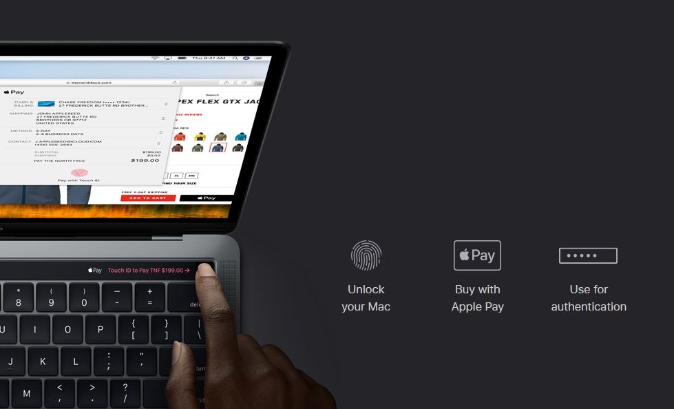 MacF5.vn Macbook Pro 13-inch Touch Bar 2019 i5 - Bảo mật trên đầu ngón tay bạn