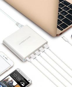 HYPERJUICE 80W USB-C CHARGER WITH 4 X QC 3.0 USB