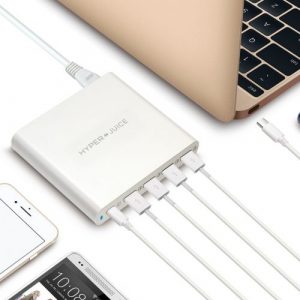 HYPERJUICE 80W USB-C CHARGER WITH 4 X QC 3.0 USB